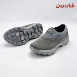 کفش اسکیچرز طوسی بدون بند ایرانی