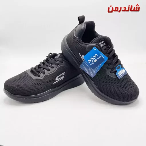 کفش اسپرت مردانه اسکیچرز skechers مشکی - Image 3