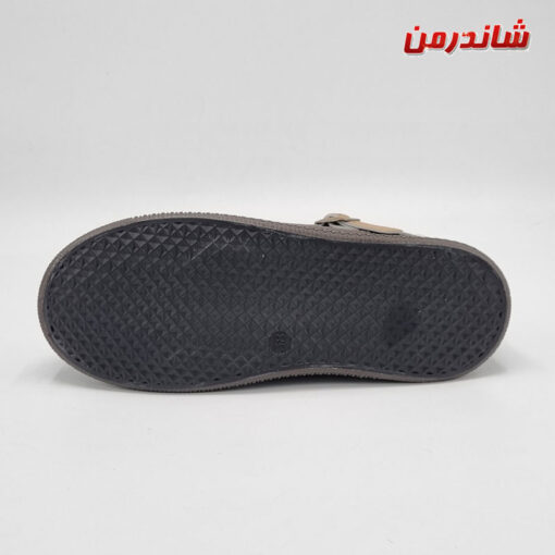 کفش ونس دخترانه سگک دار مشکی کرم - تصویر 4